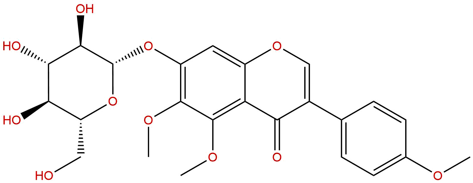5-Methoxyafrormosin 7-O-glucoside