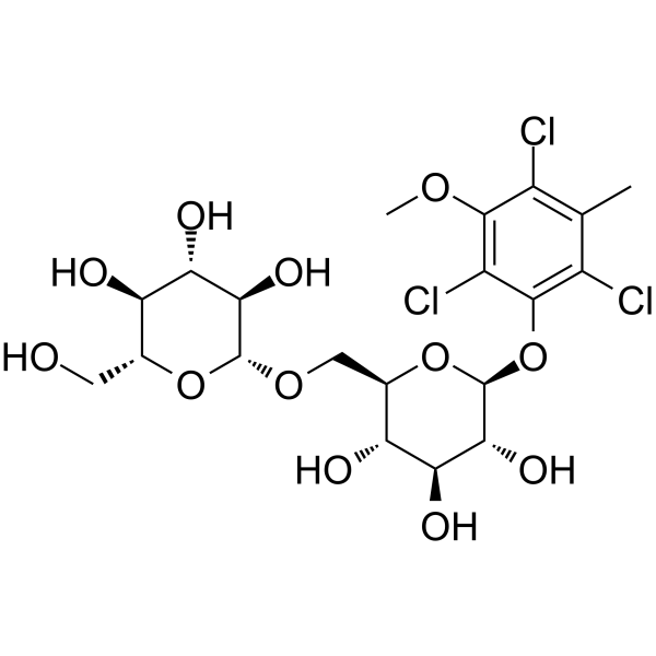2,4,6-trichlorol-3-methyl-5-methoxyphenol-1-O-β-D-glucopyranosyl-(1→6)-β-D-glucopyranoside
