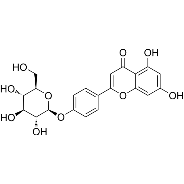 Apigenin 4'-O-β-D-glucopyranoside