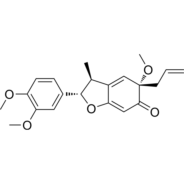 (7S,8S,1′S)-3,4,1′-Trimethoxy-1′,6′-dihydro-7,4′-epoxy-8,3′-neoligna-8′-en-6′-one