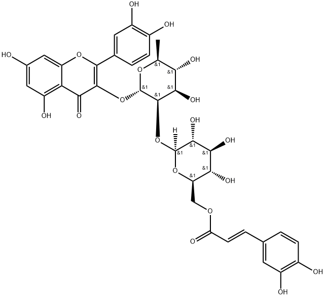 Quercetin-3-O-α-(6'''-caffeoylglucosyl-β-1,2-rhamnoside)