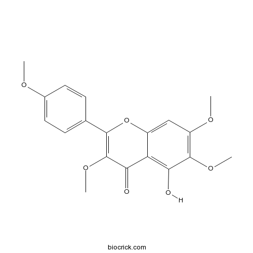 5-Hydroxy-3,6,7,4'-tetramethoxyflavone