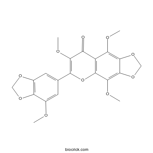 3,5,8,3'-Tetramethoxy-6,7,4',5'-bis(methylenedioxy)flavone
