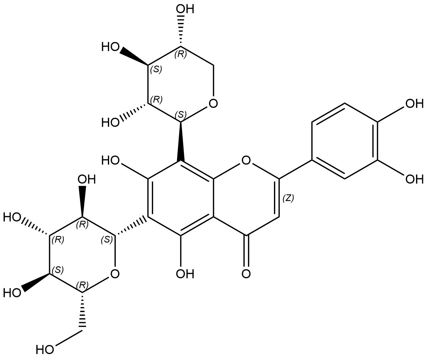 Lucenin-3 Luteolin-6-C-β-D-glucopyranosyl-8-C-β-D-xylopyranoside