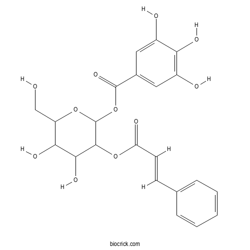 2-O-cinnamoyl-1-O-galloyl-β-D-glucose