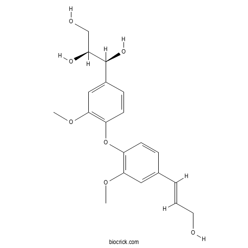 7'R,8'R-2,2'-Dimethoxy-4-(3-hydroxyl-propenyl)-4'-(1,2,3-trihydroxy-propyl) biphenyl ether