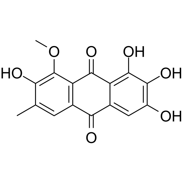 1,2,3,7-Tetrahydroxy-8-methoxy-6-methyl-9,10-anthracenedione