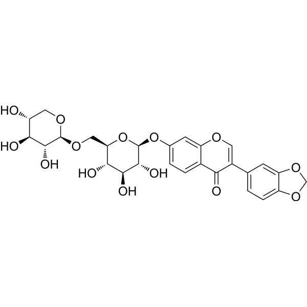 Pseudobatigenin-7-O-β-D-xylopyranosyl(1→6)-β-D-glucopyranosid