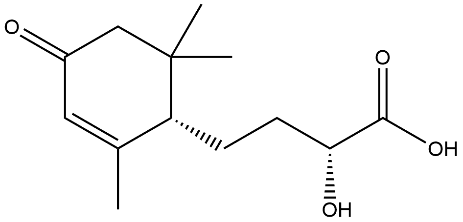 (6S,9R)-2-Hydroxy-4-(2,6,6-trimethyl-4-oxo-cyclohex-2-enyl)-butyric acid
