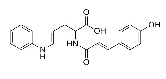  Na-p-Hydroxycoumaroyltryptophan