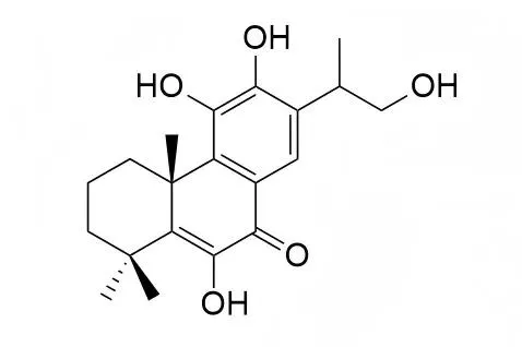 6,11,12,16-Tetrahydroxy-5,8,11,13-abitetetraen-7-one
