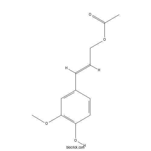 Coniferyl acetate 2D chemical structure