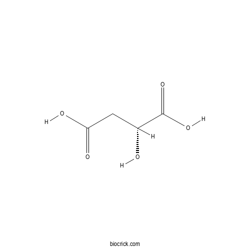 Malic acid 2D chemical structure