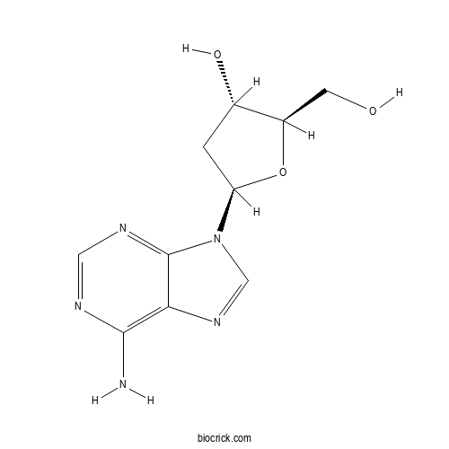 2'-Deoxyadenosine 2D chemical structure