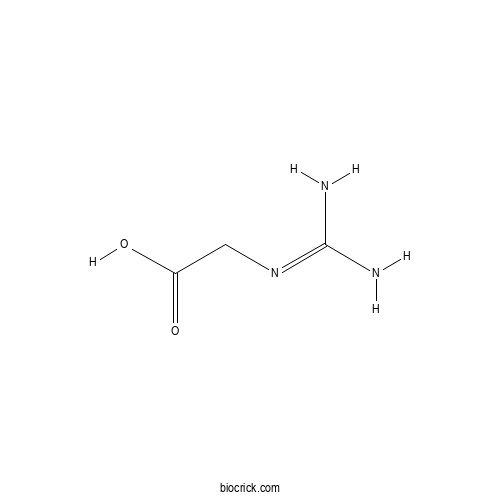 Guanidinoacetic acid 2D chemical structure