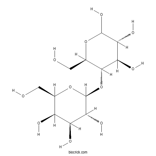 Lactose 2D chemical structure