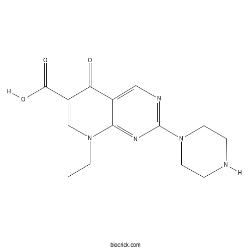 Pipemidic acid 2D chemical structure