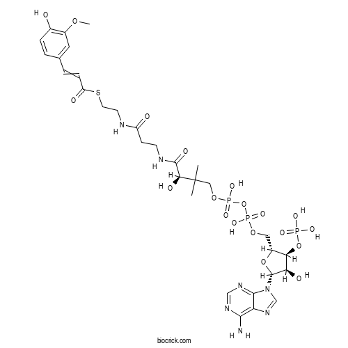 Feruloyl CoA 2D chemical structure
