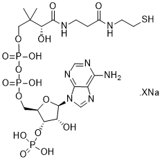 CoA sodium salt 2D chemical structure