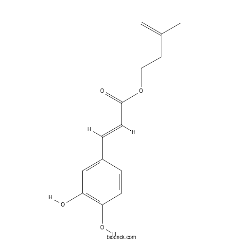 3-Methyl-3-butenyl caffeate 2D chemical structure