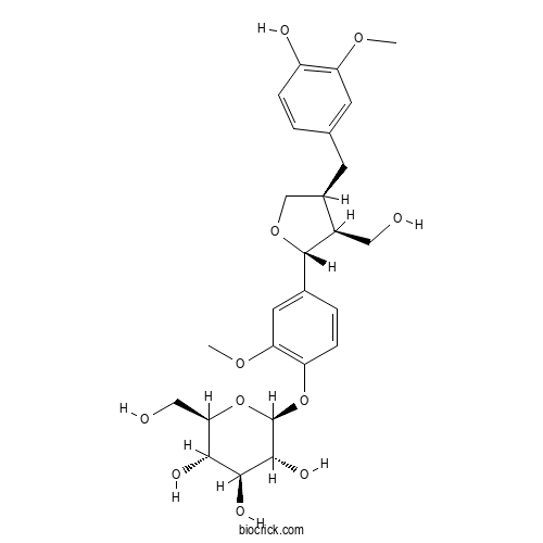(-)-Lariciresinol 4-O-glucoside 2D chemical structure