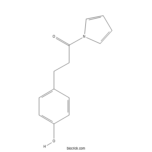 3-(4-Hydroxyphenyl)-1-(1H-pyrrol-1-yl)propan-1-one 2D chemical structure
