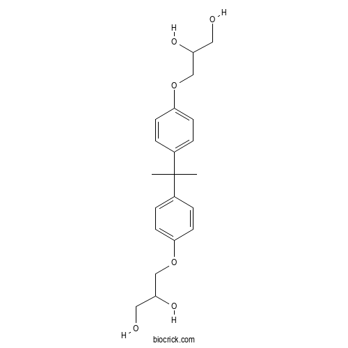 Bisphenol A bis(2,3-dihydroxypropyl)ether 2D chemical structure