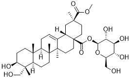 Phytolaccagenic acid 28-O-&beta;-D-glucopyranosyl ester 2D chemical structure