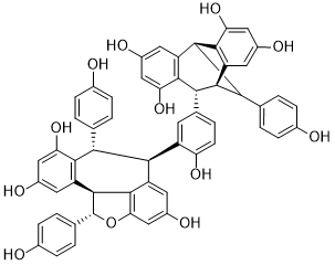 Ampelopsin BF 2D chemical structure