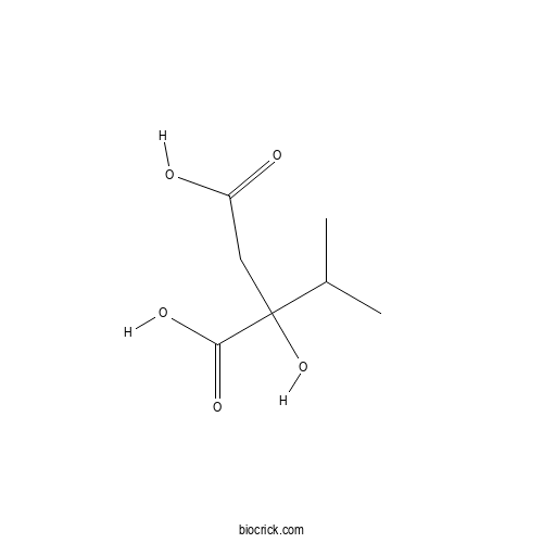 &alpha;-Isopropylmalate 2D chemical structure