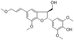 5-Methoxyjatrointelignan D 2D chemical structure