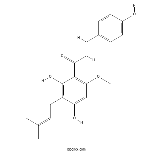Xanthohumol 2D chemical structure