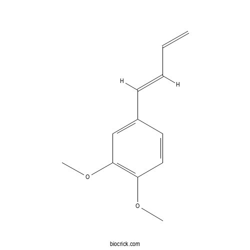 (E)-1-(3,4-Dimethoxyphenyl)buta-1,3-diene 2D chemical structure