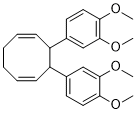 3,4-Bis(3,4-dimethoxyphenyl)cycloocta-1,5-diene 2D chemical structure