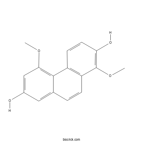 1,5-Dimethoxyphenanthrene-2,7-diol 2D chemical structure