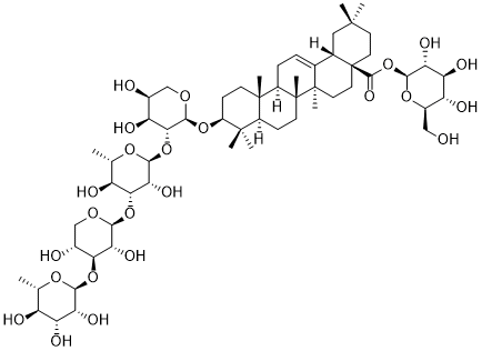 Thaliatrioside A 2D chemical structure