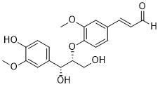 threo-Guaiacylglycerol-&beta;-coniferylaldehyde ether 2D chemical structure
