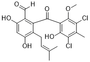 Pestalone 2D chemical structure