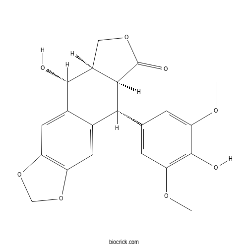 4'-demethylpicropodophyllin 2D chemical structure