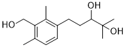 5-(3-(Hydroxymethyl)-2,4-dimethylphenyl)-2-methylpentane-2,3-diol 2D chemical structure