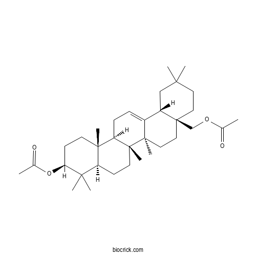 Olean-12-ene-3&beta;,28-diol diacetate 2D chemical structure