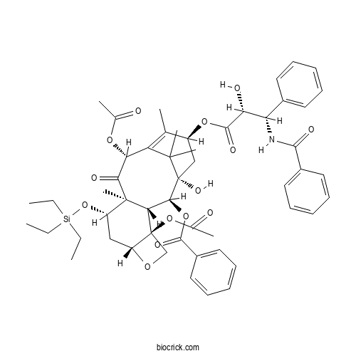 7-O-Triethylsilylpaclitaxel 2D chemical structure