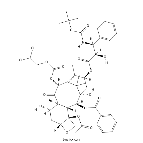 6-Dichloroethoxycarbonyldocetaxel 2D chemical structure