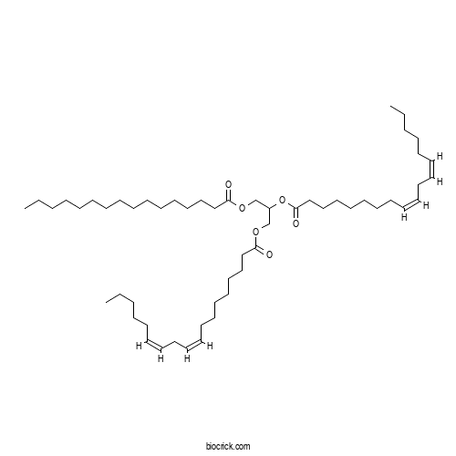 1,2-Dilinoleoyl-3-palmitin 2D chemical structure