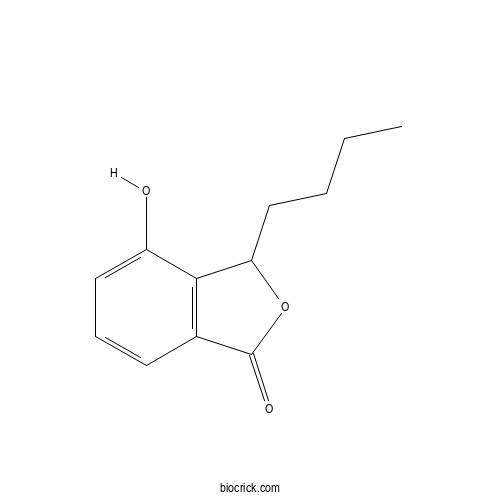 4-Hydroxy-3-butylphthalide 2D chemical structure