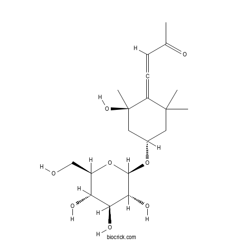 Staphylionoside D 2D chemical structure